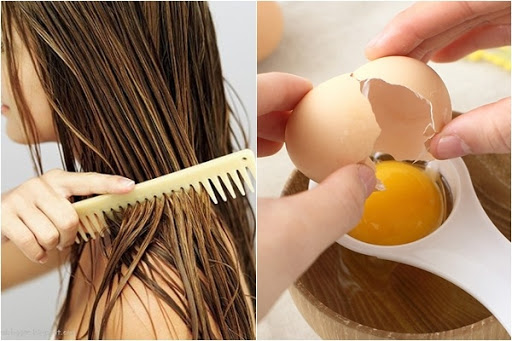 Sử dụng trứng gà - giảm rụng tóc