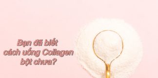 Cách uống collagen bột đúng chuẩn