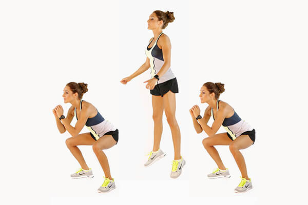 Squats nhảy giúp bạn tăng chiều cao hiệu quả