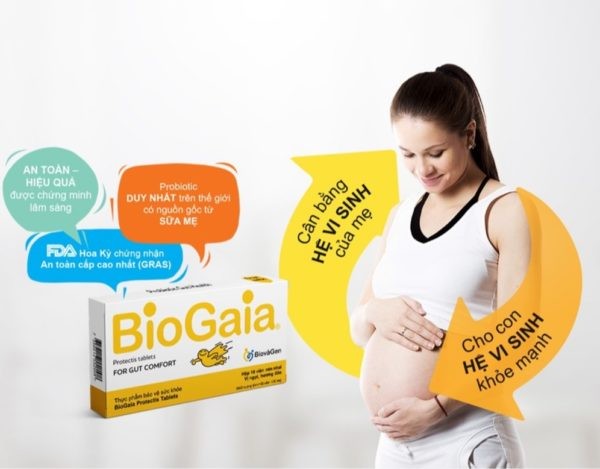 Biogaia có tác dụng tuyệt vời đối với mẹ bầu 